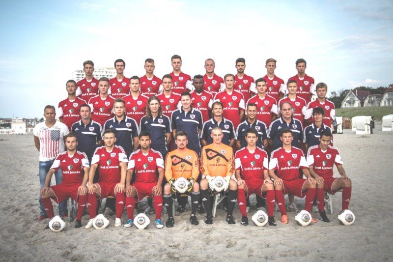 Mannschaftsfoto/Teamfoto von Rostocker FC