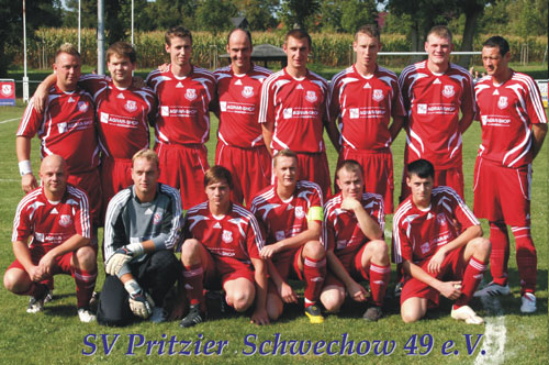 Mannschaftsfoto/Teamfoto von SV Pritzier-Schwechow