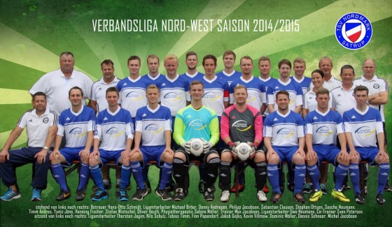 Mannschaftsfoto/Teamfoto von TSV Nordmark Satrup