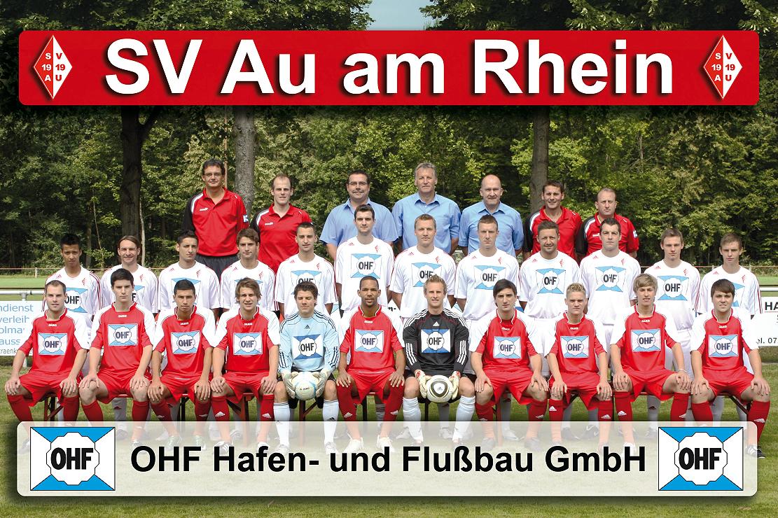 Mannschaftsfoto/Teamfoto von SV Au am Rhein 2