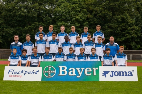 Mannschaftsfoto/Teamfoto von SC Bayer Uerdingen