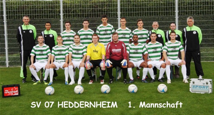 Mannschaftsfoto/Teamfoto von SV 07 Heddernheim