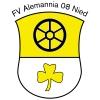 Wappen / Logo des Teams FV Alemannia Nied 2