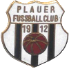 Wappen / Logo des Vereins Plauer FC 1912