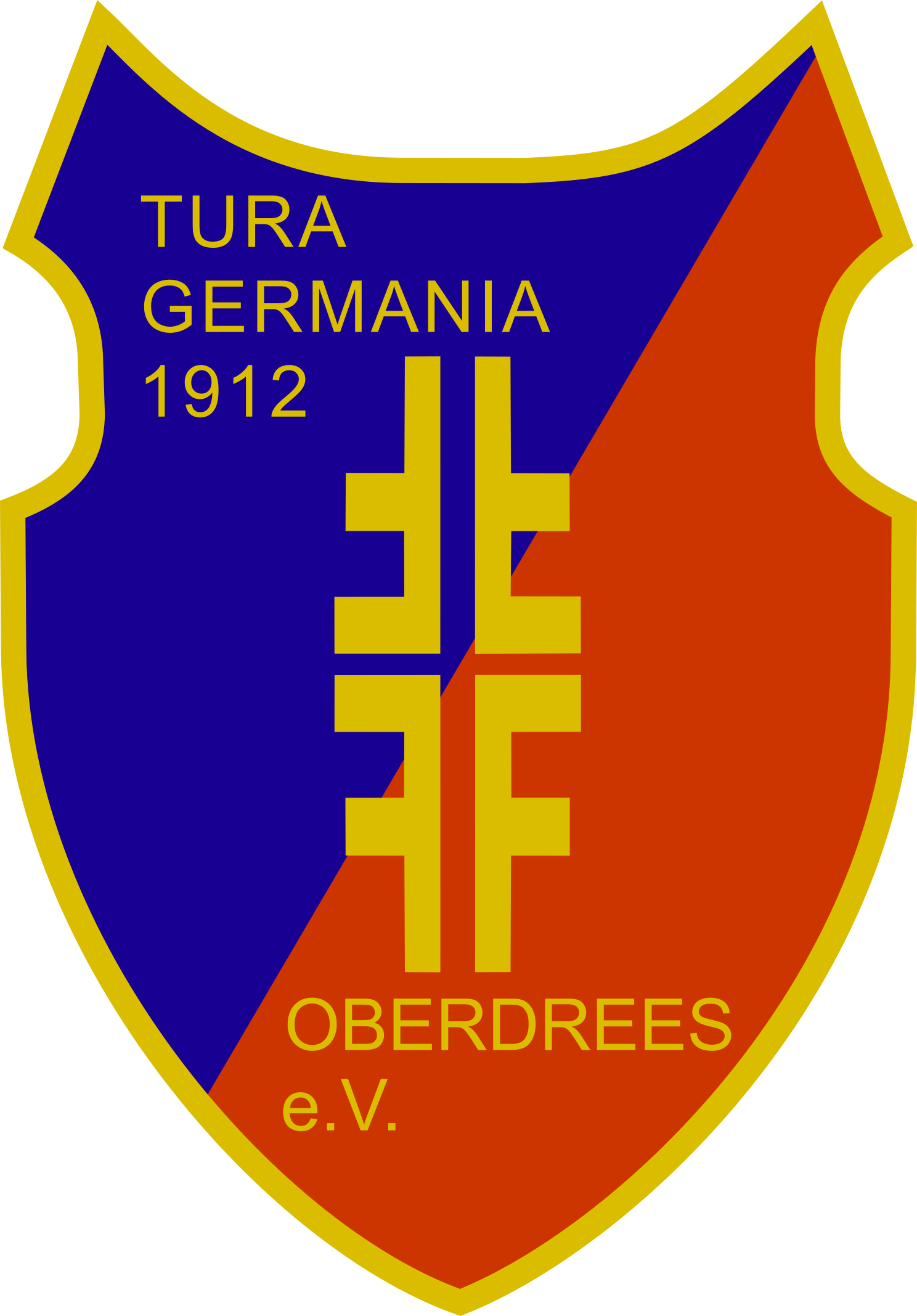 Wappen / Logo des Teams TuRa Germania 1912 Oberdrees