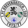 Wappen / Logo des Vereins 1.FC Grevenbroich-Sd 12/77