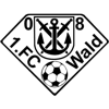 Wappen / Logo des Vereins 1.FC Wald 08