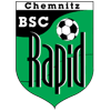 Wappen / Logo des Vereins BSC Rapid Chemnitz