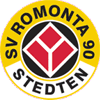 Wappen / Logo des Vereins SV Romonta 90 Stedten