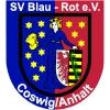 Wappen / Logo des Vereins SV Blau-Rot Coswig