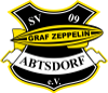 Wappen / Logo des Vereins SV Graf Zepp. 09 Abtsdorf