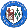 Wappen / Logo des Vereins ASV Wei-Blau 01 Stendal