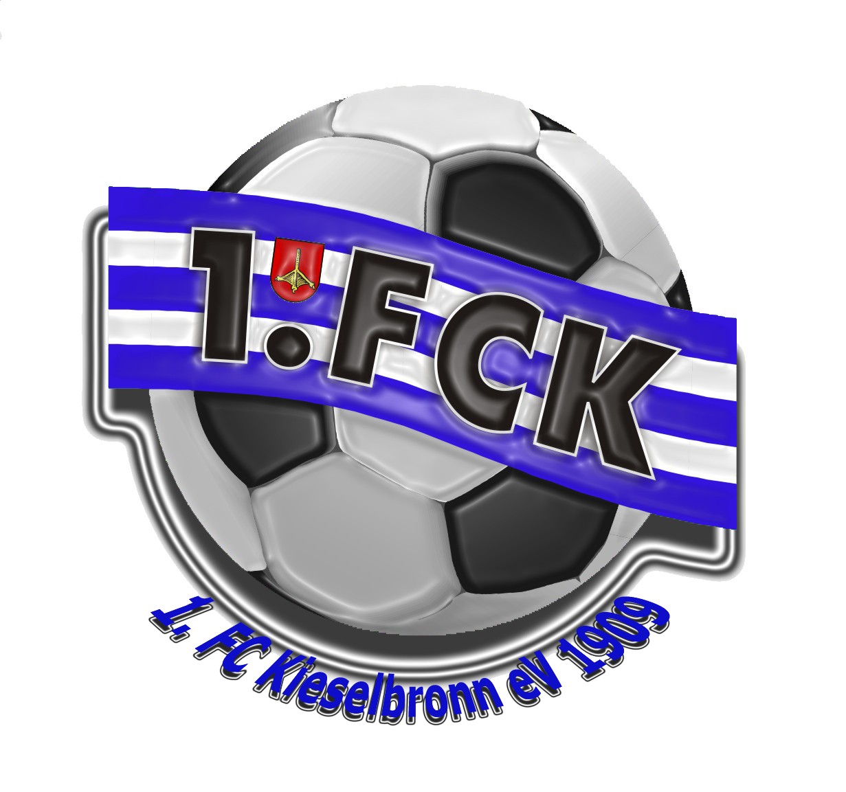 Wappen / Logo des Vereins 1.FC Kieselbronn