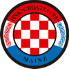 Wappen / Logo des Vereins HNK Croatia 95 Mainz