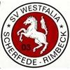 Wappen / Logo des Vereins SV Westf. 03 Scherfede-Rimbeck