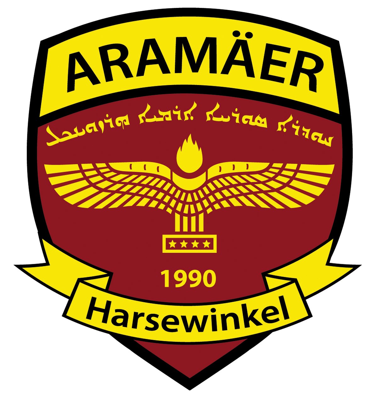 Wappen / Logo des Vereins Aramischer Volksv. Harsew.