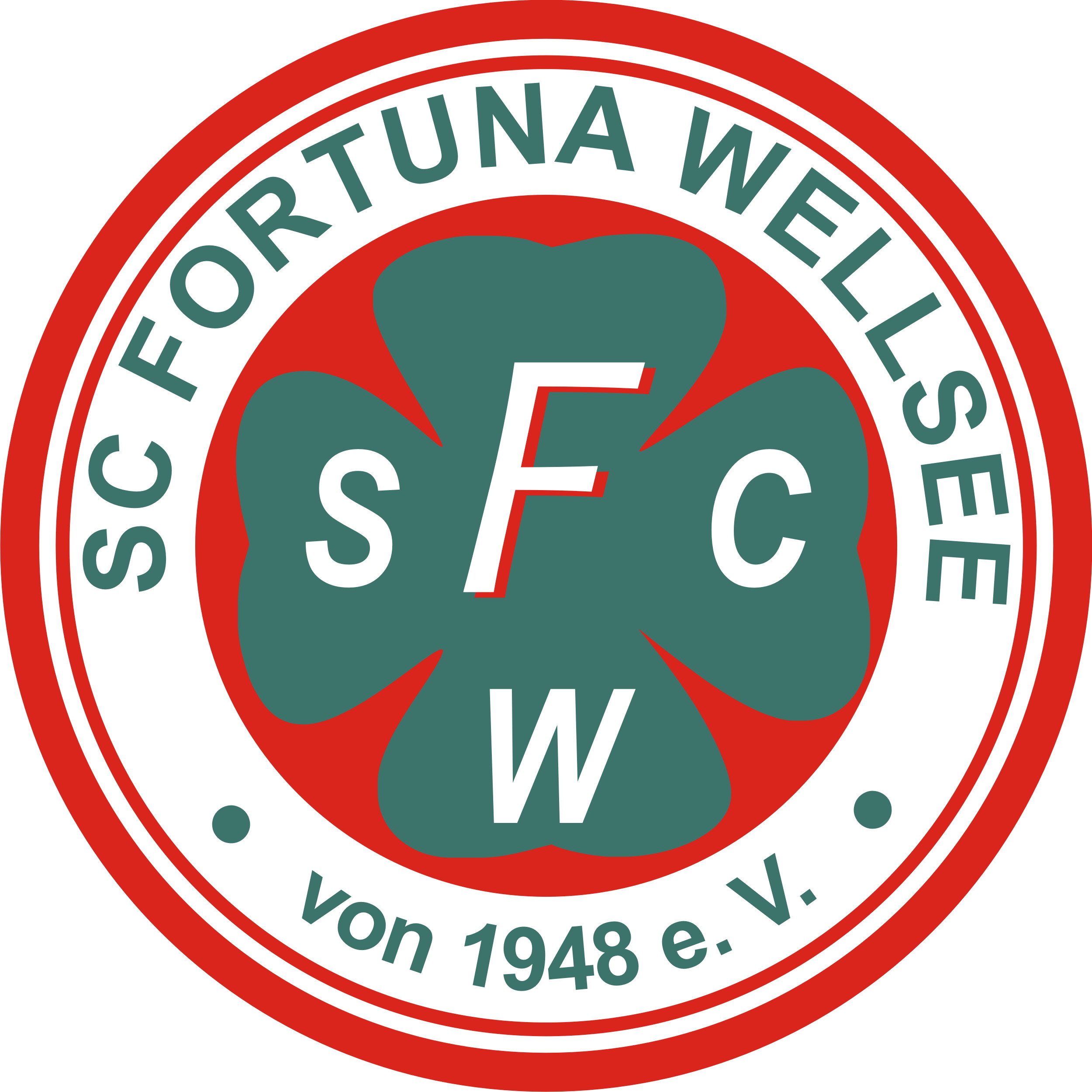 Wappen / Logo des Vereins SC Fortuna Wellsee