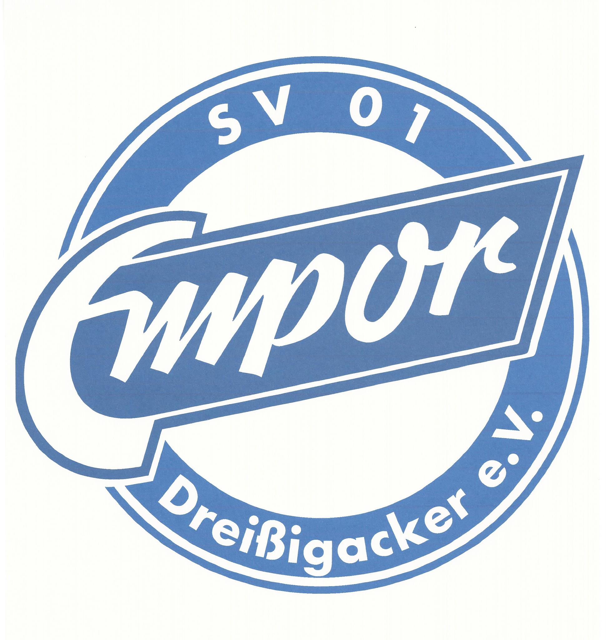 Wappen / Logo des Vereins SV 01 Empor Dreiigacker