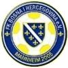 Wappen / Logo des Vereins FK Bosna i Hercegovina MA