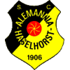 Wappen / Logo des Vereins Alemannia 06 Haselhorst