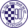 Wappen / Logo des Vereins SpVgg. Blau-Wei 90 Vetschau